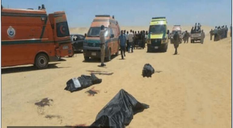 Ya cifran en 28 muertos y 23 heridos las víctimas del ataque contra autobuses de peregrinos coptos en Egipto