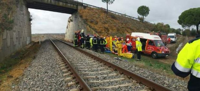 Descarrila el tren Málaga-Sevilla con más de 20 heridos por las fuertes lluvias