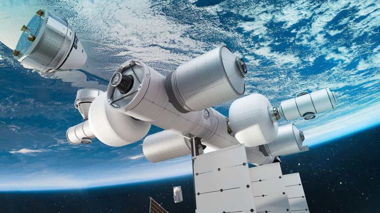 Bezos pone en marcha la primera estación espacial privada